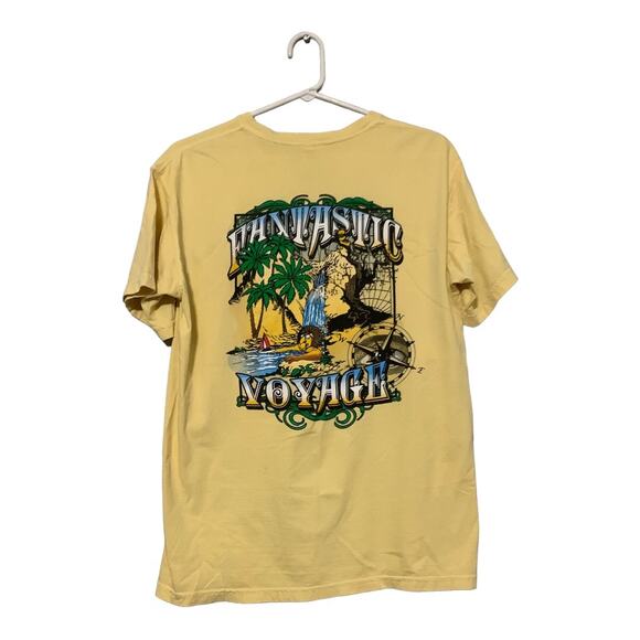 Coolio Shirt Concert Fantastic Voyage  Band Tee Mens Size Medium yellow - Picture 2 of 3